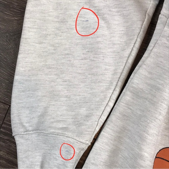 Market Studios Mens Graphic Basketball Sporty Style Gray Crewneck Sweater Size M - Picture 5 of 6